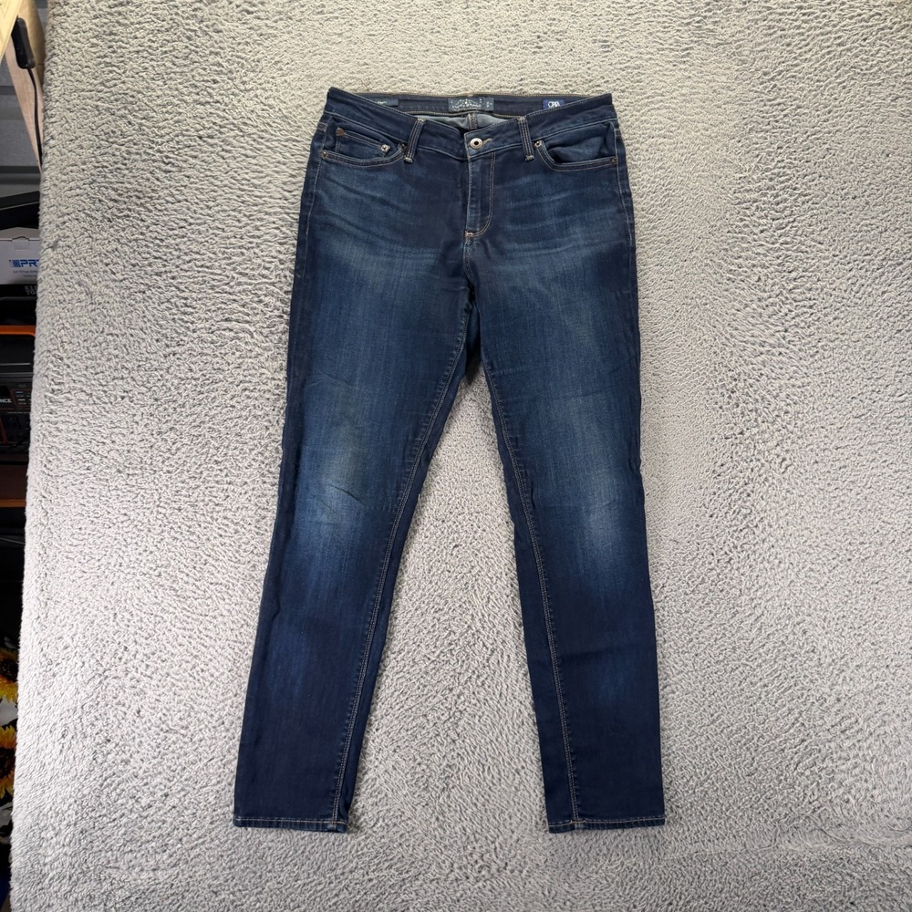Lucky Brand Lolita Jeans Womens 10 Blue Cotton Denim Skinny Leg Faded Stretch